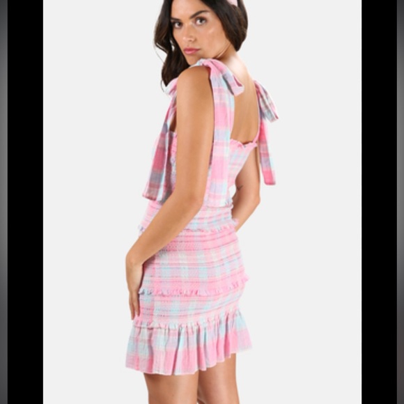 LoveShackFancy Belle Dress in Plaid - Picture 3 of 7